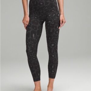 Lululemon Athletica Black Patterned Leggings